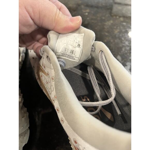 Brooks Glycerin 17 Shoes Womens Size 8 Gray Rose Gold Neutral Running Sneakers - Picture 4 of 11